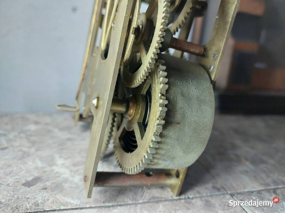 704 Mechanizm starego zegara ściennego Junghans pomorskie