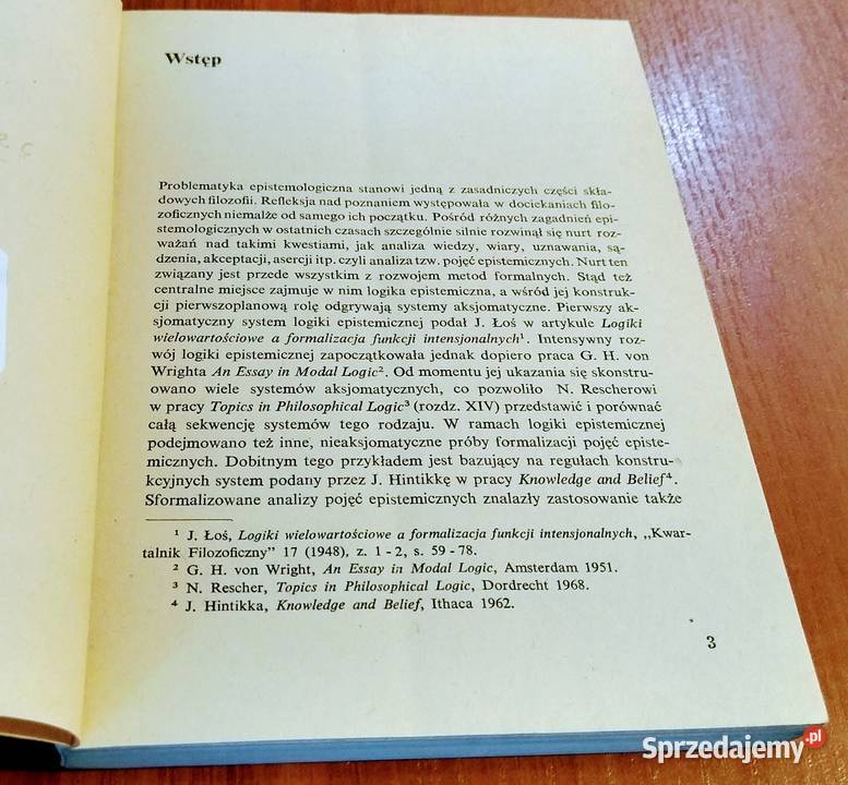 Uznawanie zdań Wojciech Patryas Gdańsk