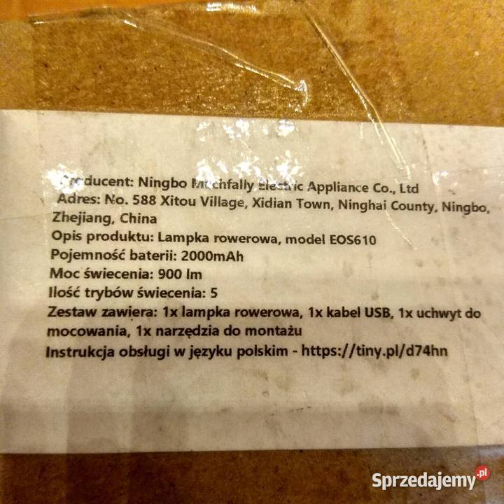 Lampka światło do rowerumocna i Świebodzice