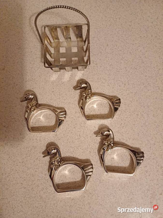 Obrączki na serwetki w kształcie kaczek