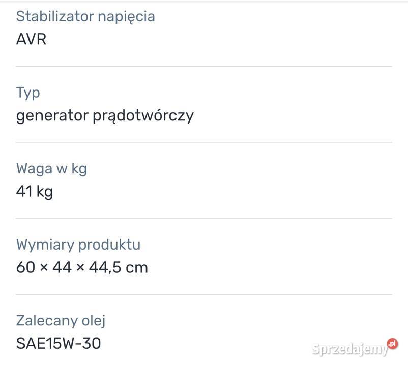 Agregat kaltman 28002500 mazowieckie