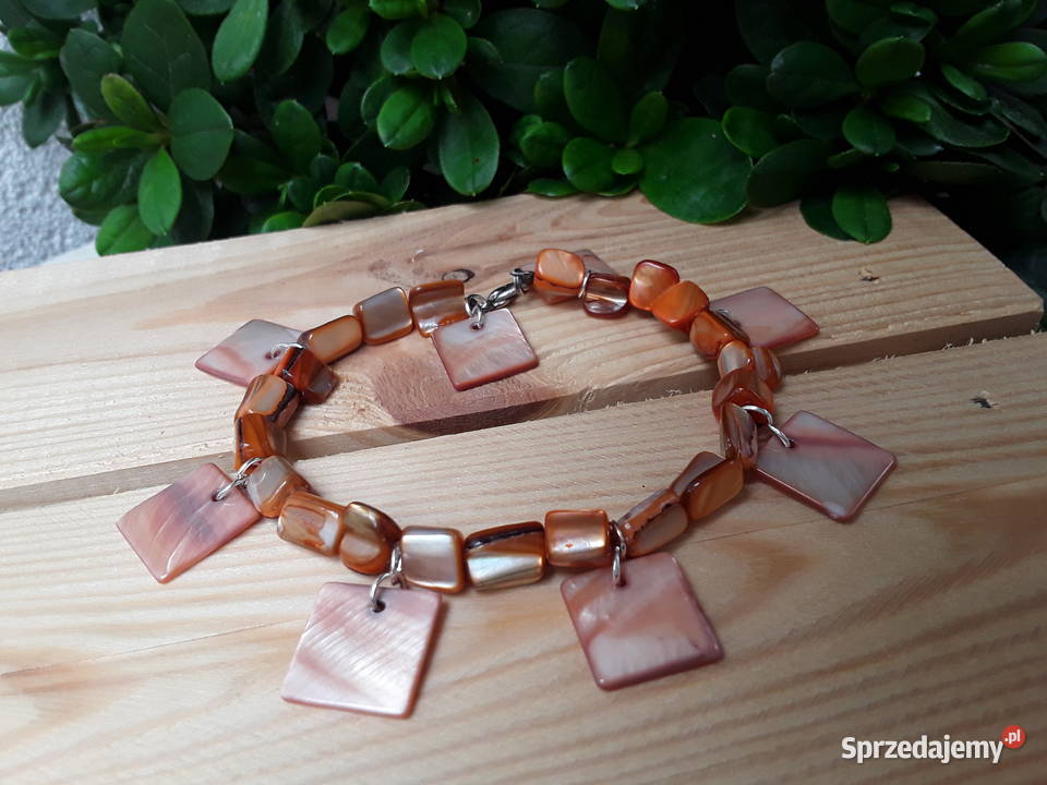 Bransoletka na szerszą rękę z połyskliwych Warszawa