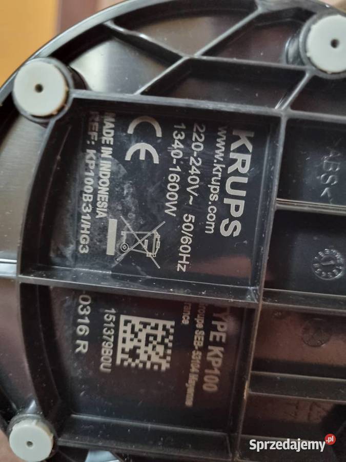 Ekspres do kawy kapsułki Krups KP100 AGD mazowieckie Rzeczków-Kolonia