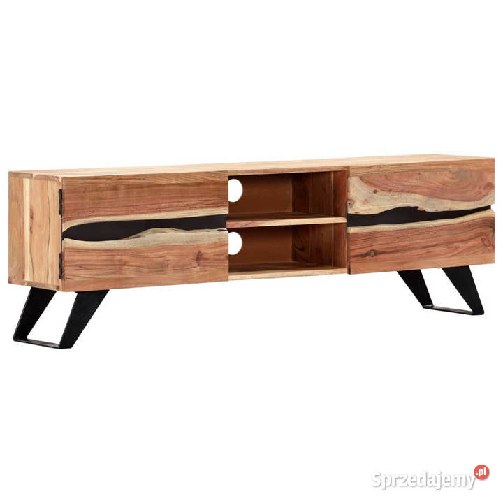 Szafka pod TV 140x30x45 lite drewno akacjowe RTV mazowieckie Warszawa