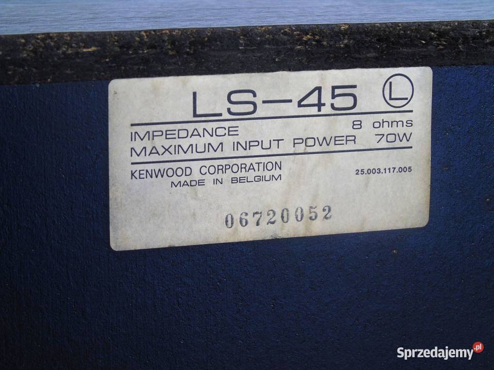 Kolumny stereo Kenwood LS45 mocne 2 x 70 wat 8 Jasło sprzedam