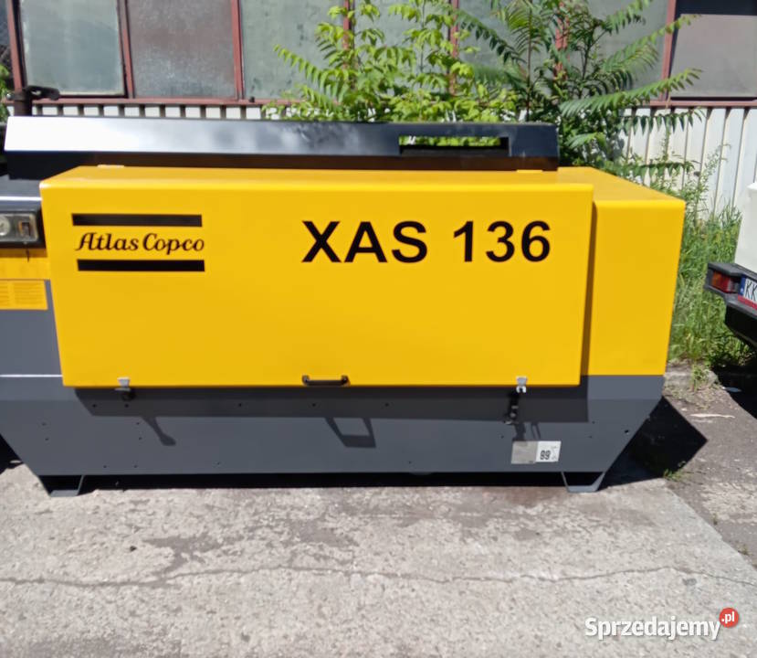 Sprężarka śrubowa Atlas Copco XAS 136 8100Lmin