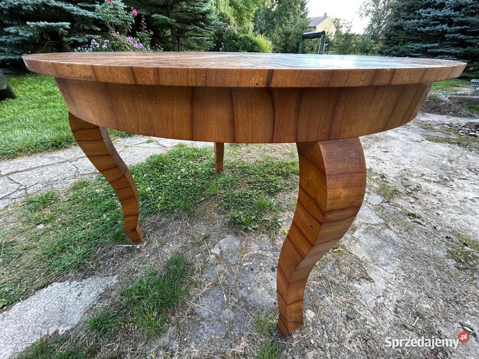 Okrągły stół w stylu Art Deco wczesny modernizm