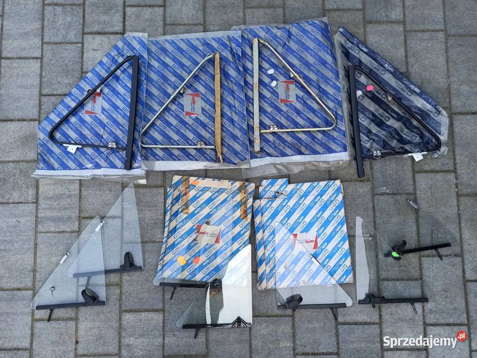 Aluminiowe ramki drzwi czarne oryginalne Fiat Poznań