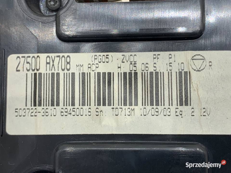 PANEL STEROWANIA NAWIEWU NISSAN MICRA K12