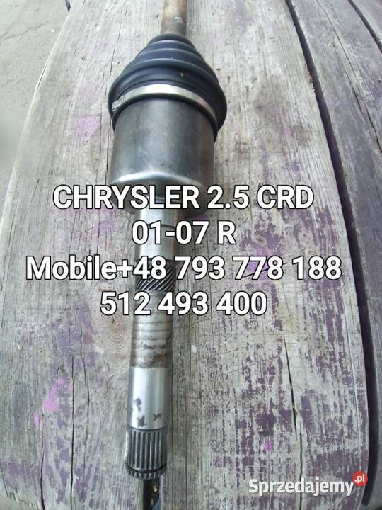PÓŁOŚ PRAWA CHRYSLER GRAND VOYAGER 25 CRD 0107 wielkopolskie Kawnice