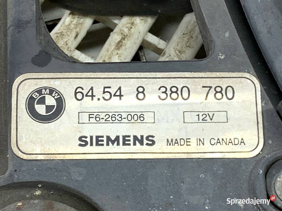 WENTYLATOR KLIMATYZACJI BMW E39 8380780 25 143
