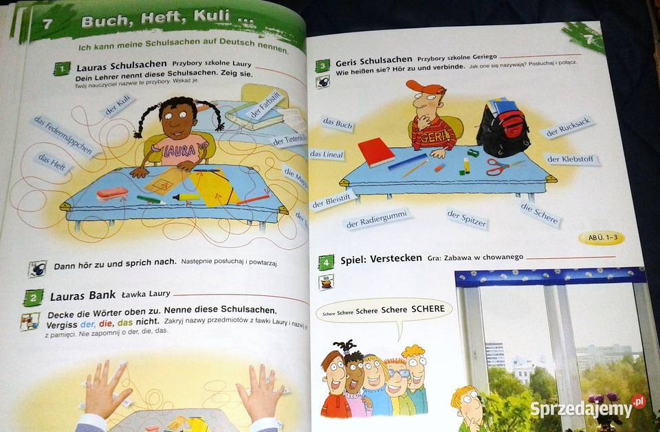 Der Grune A1 kl 4 Język niemiecki Elżbieta lubelskie Chełm sprzedam