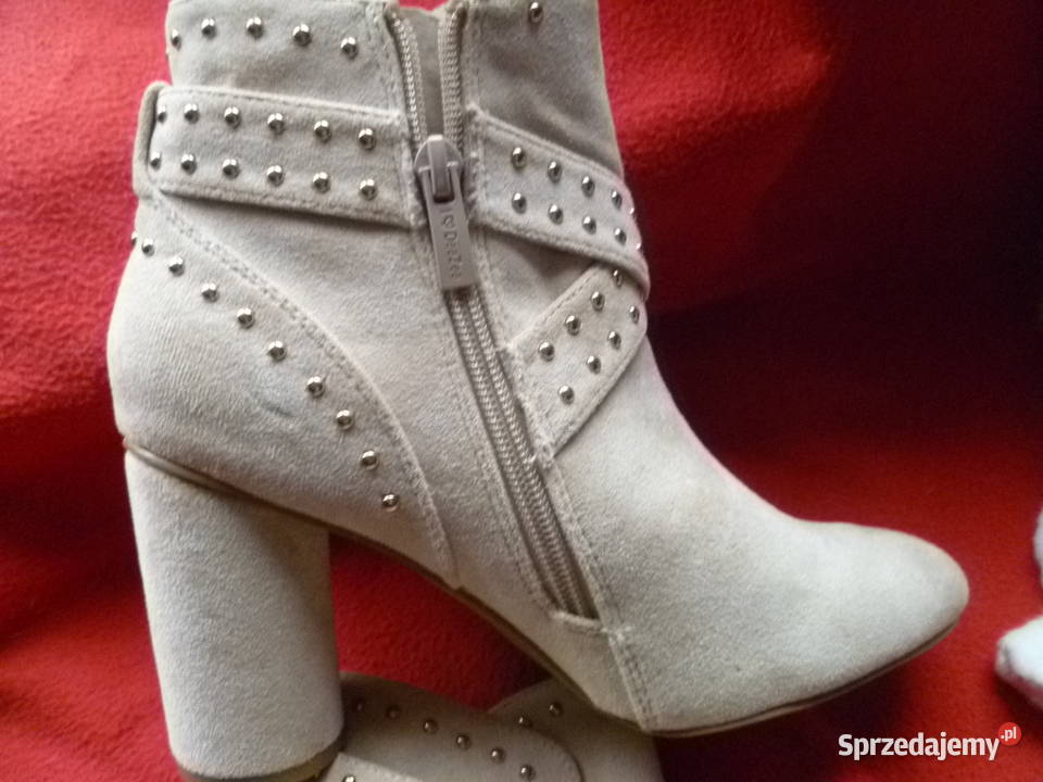 Botki jasne beżowe inna sprzedam