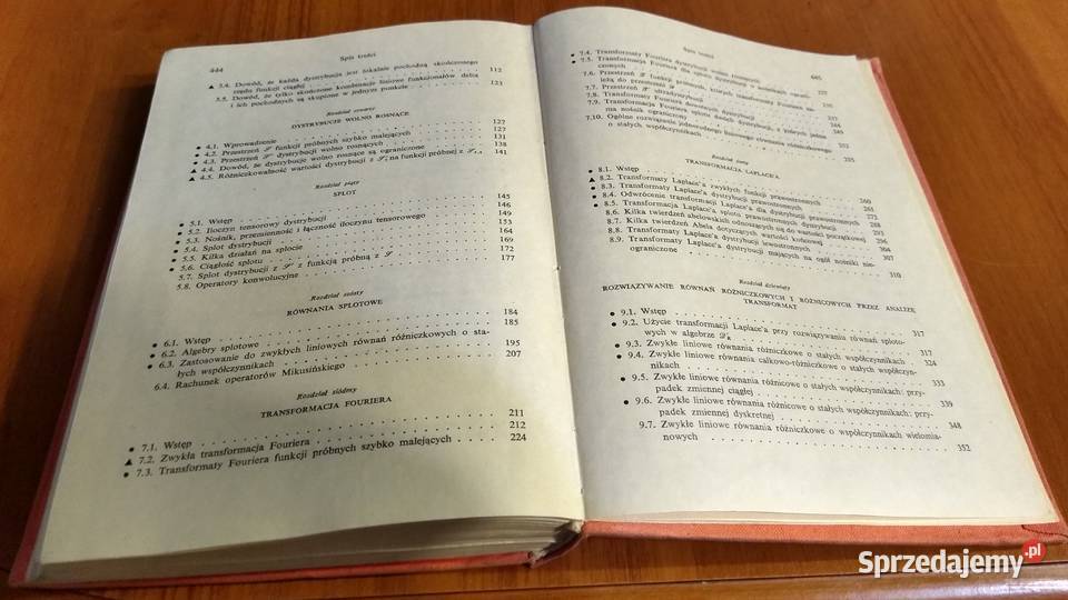 Teoria dystrybucji i analiza transformat Gdańsk