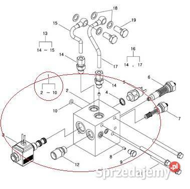 Elektrozawór hydrauliczny WOMPTO G822 LS U5020 Tajęcina