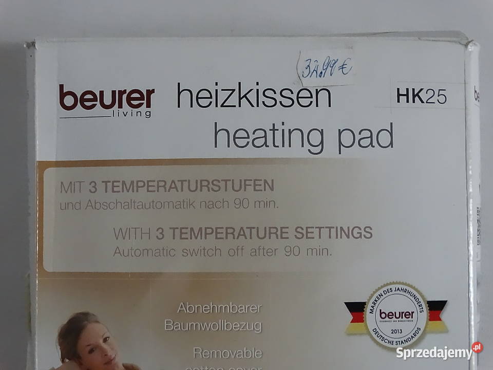 Poduszka elektryczna Beurer HK 25 3 poziomy mocy