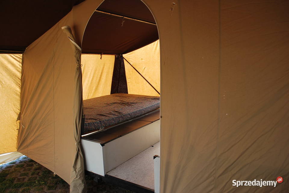 RETRO PRZYCZEPA KEMPINGOWA NAMIOTOWA CONWAY Grzebowilk