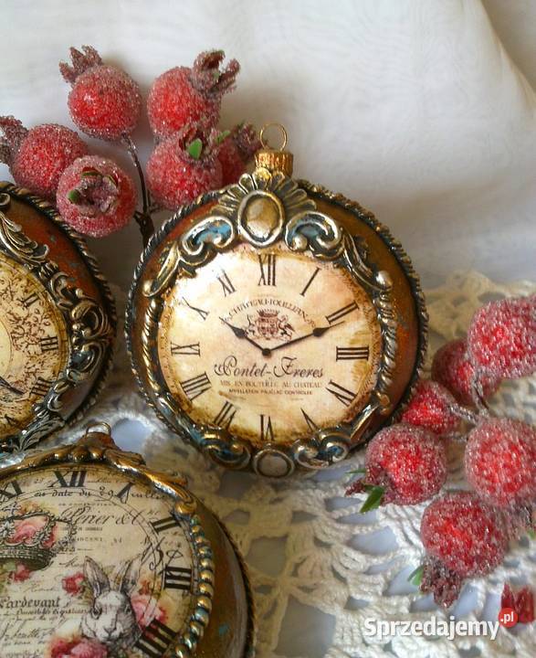 BombkiDecoupage RękodziełoGwiazdka Vintage Stalowa Wola