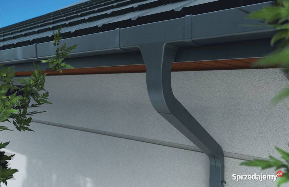 RURA SPUSTOWA 1m SYTEM RYNNY KWADRATOWEJ STAL podlaskie Hajnówka