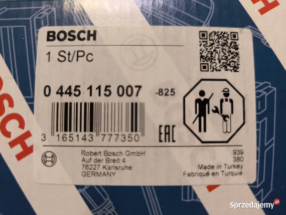 Wtryskiwacz piezoelektryczny Bosch 0445115007 Wtryskiwacze Mielec