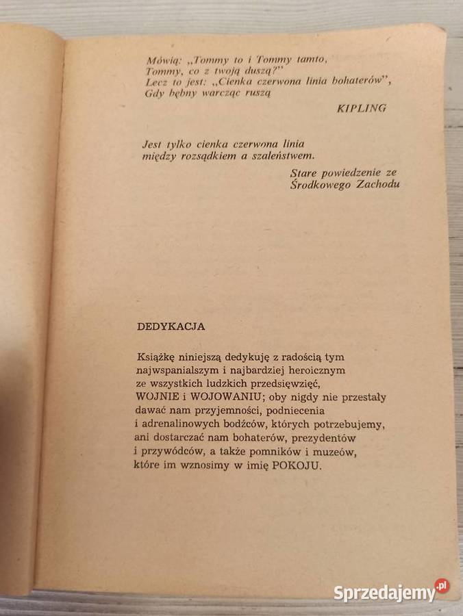 Cienka Czerwona Linia James Jones RUCH 1984 Bielsko-Biała