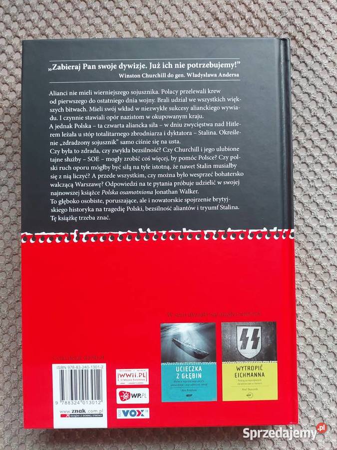 Polska osamotniona Jonathan Walker Rok wydania 2010 Kraków