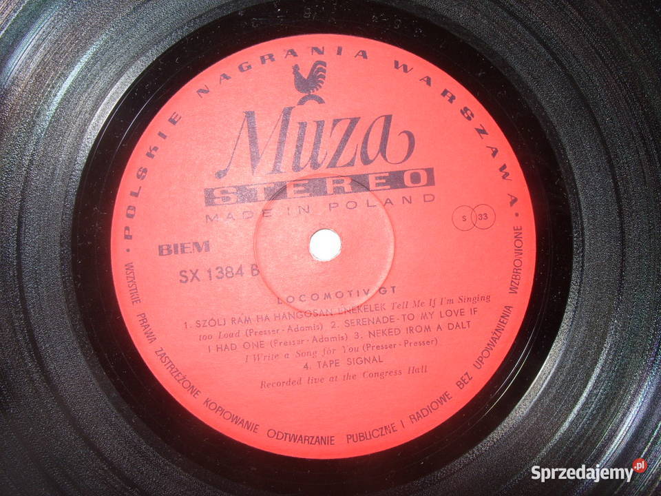 L Rock LOCOMOTIV GT in WARSOW LP winyl
