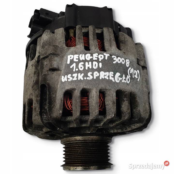 ALTERNATOR Peugeot 3008 16 HDI valeo 9665617780 Chełm sprzedam