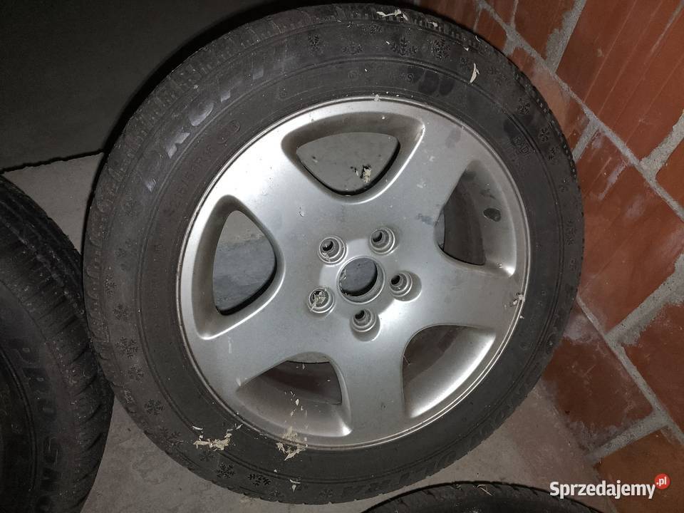 Sprzedam alufelgi 16r 5x112 z oponami zimowe Samochodowe Grybów sprzedam