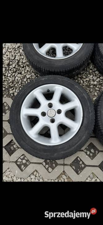 Alufelgi 4x100 opony 1656514 VW Polo Golf UP