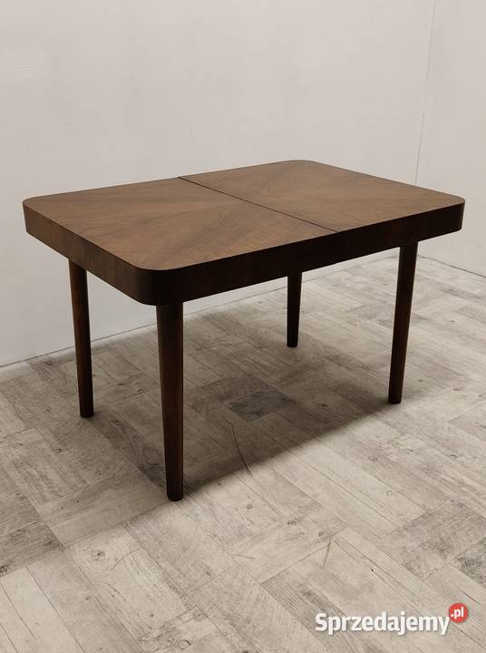 stół orzech design lata 6070 vintage Radomsko