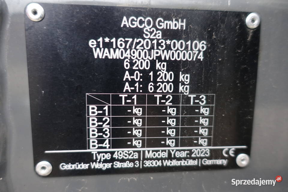 NOWA Prasoowijarka Massey Ferguson RB 3130F Massey Ferguson Sokoły sprzedam