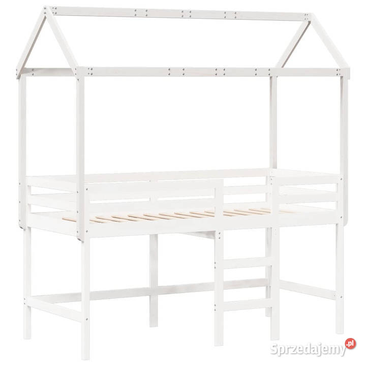 Daszek do łóżka dziecięcego biały 207x955x159 Warszawa
