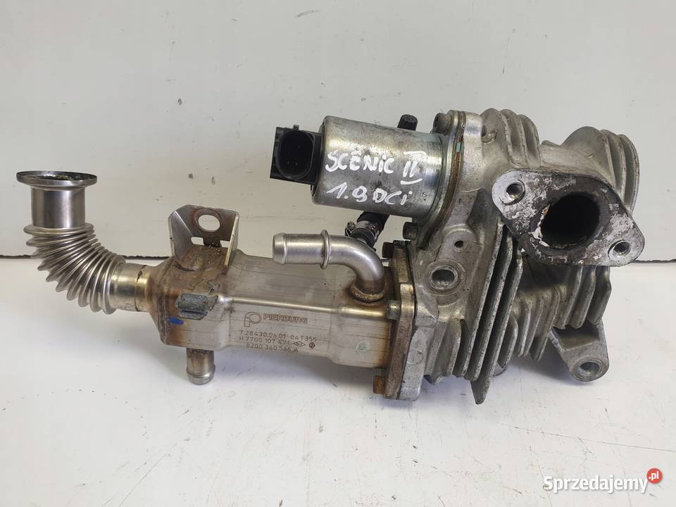 Renault Scenic II 19 DCI CHŁODNICA SPALIN EGR osobowe lubelskie Rudka