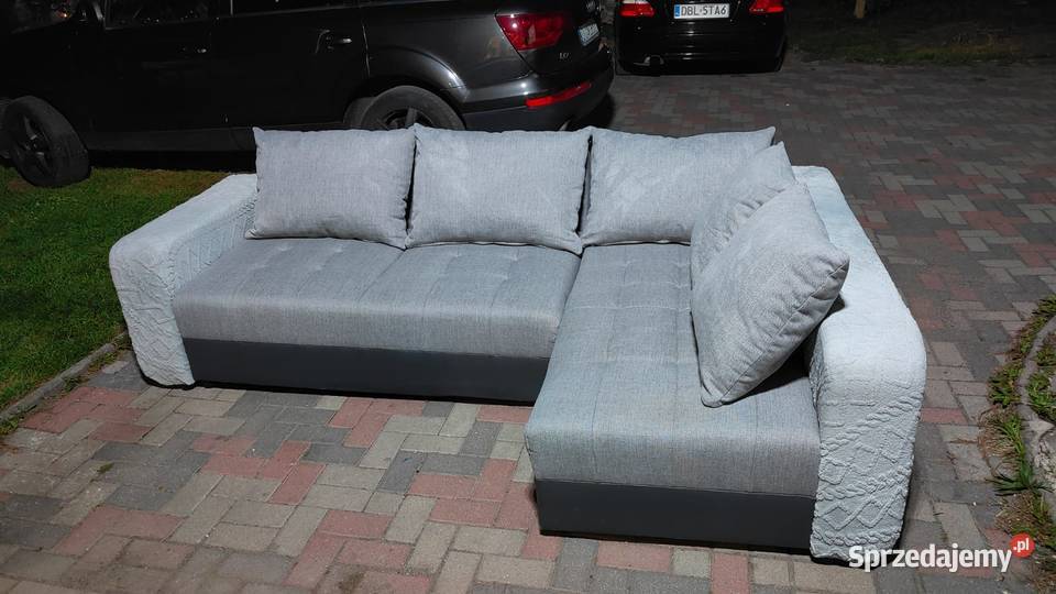 Elegancki Zadbany Narożnik z Funkcją Spania i Zgorzelec