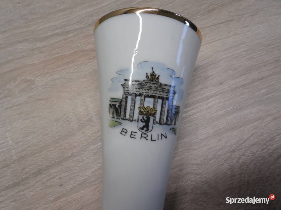 Porcelanowy wazon herb BERLIN BAVARIA Raszków
