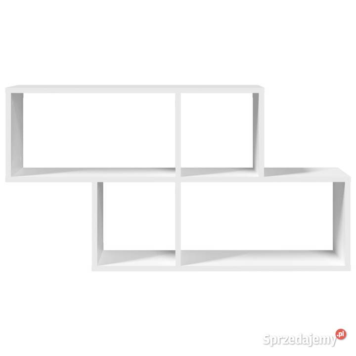 Półka ścienna biała 100x20x53 materiał Warszawa