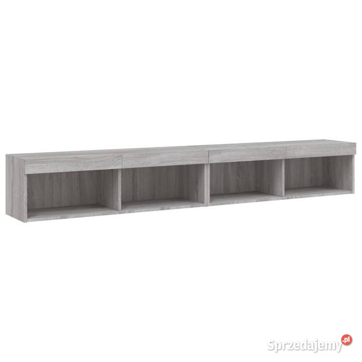 Szafki TV z LED 2 szary dąb sonoma 100x30x30 Warszawa