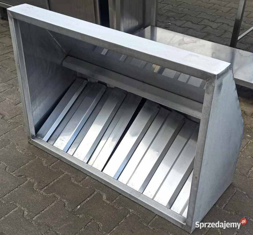 Okap gastro z filtrami