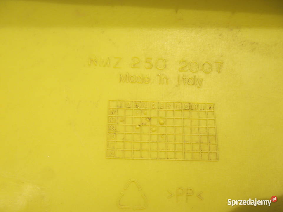 Plastiki osłony chłodnic suzuki rmz 250 komplet Racibórz