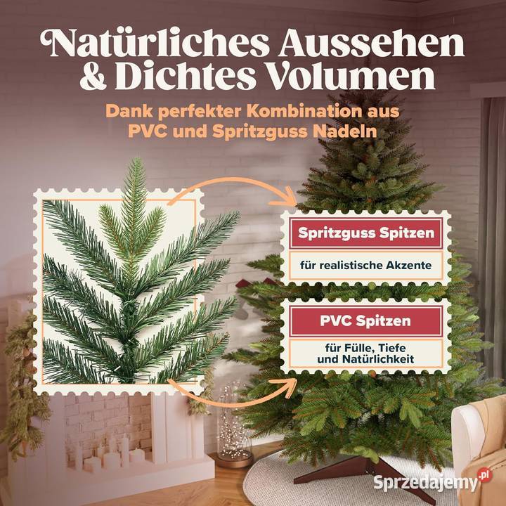 Choinka sztuczna PURE LIVING INTERIOR DESIGN 220 Jadowniki sprzedam