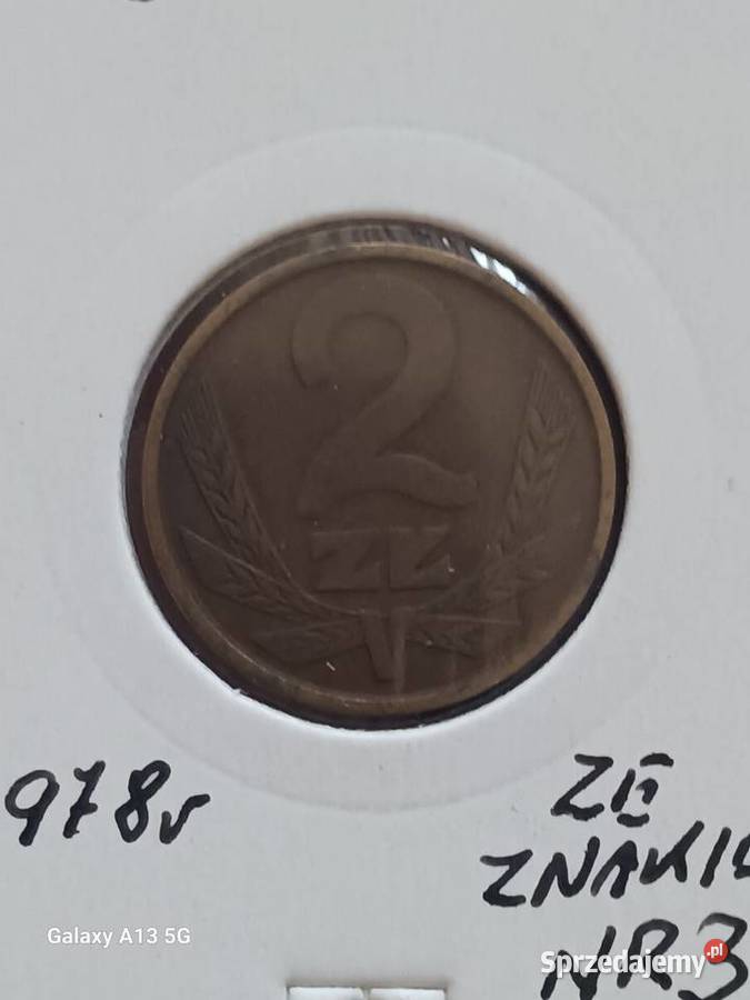 2 Złote 1978 r 3 ze znakiem mennicy wielkopolskie Konin sprzedam