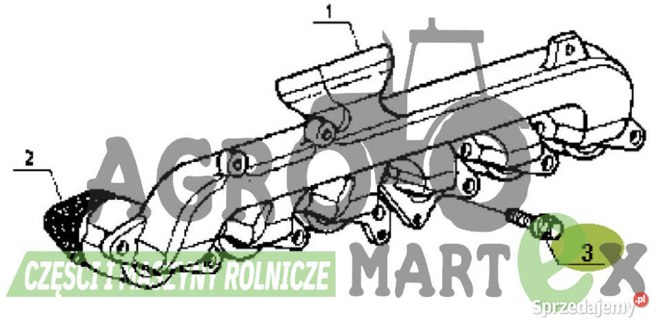 6005012986 60 0501 298 6 ŚRUBA CLAAS Claas Wichrów