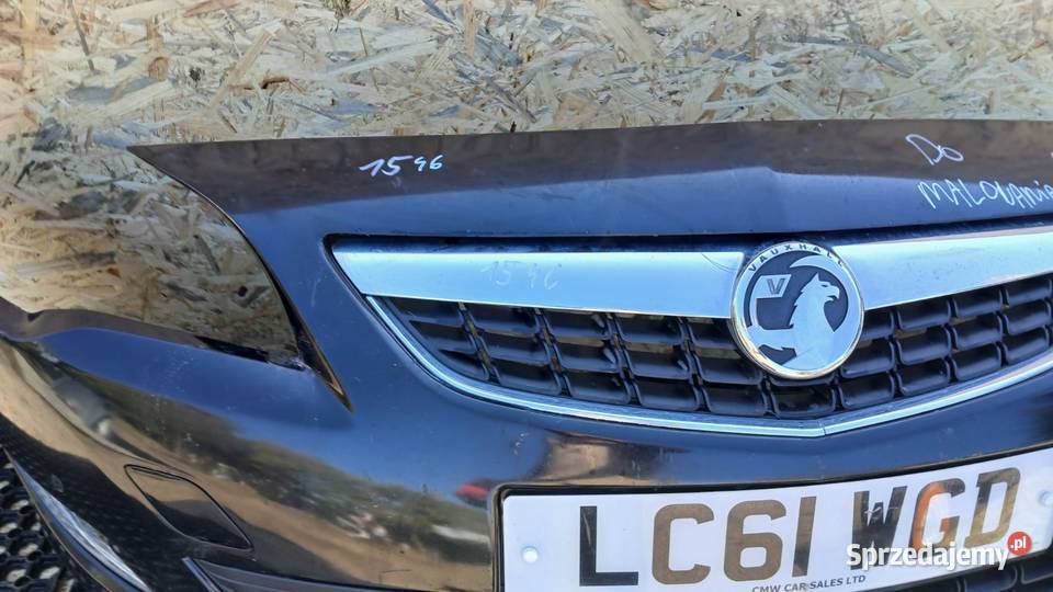 OPEL ASTRA J ZDERZAK PRZÓD Z22C PDC HALOGEN