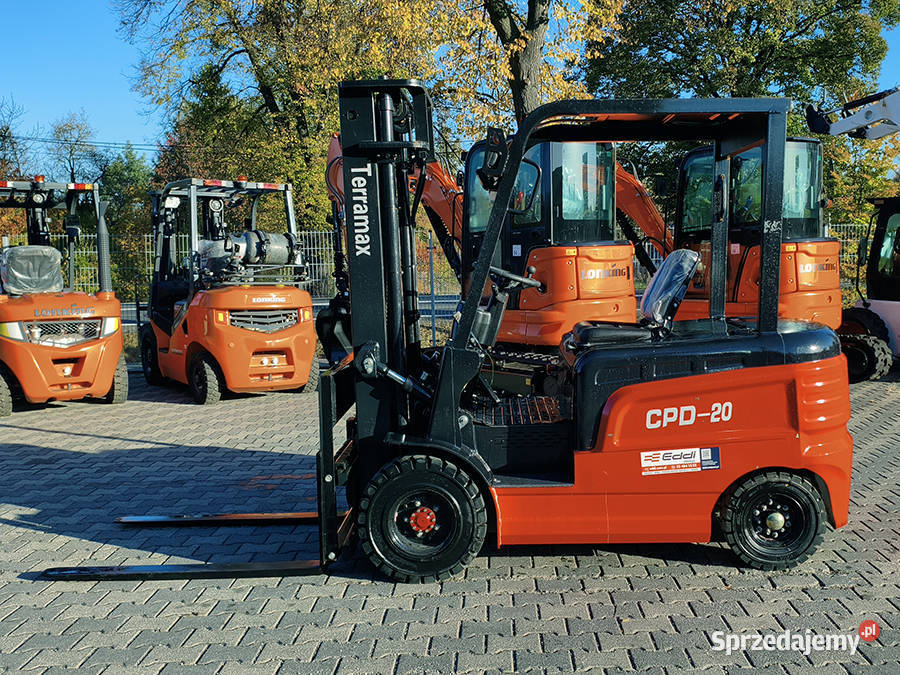 Wózek widłowy elektryczny Terramax CPD20 2 t Kęty