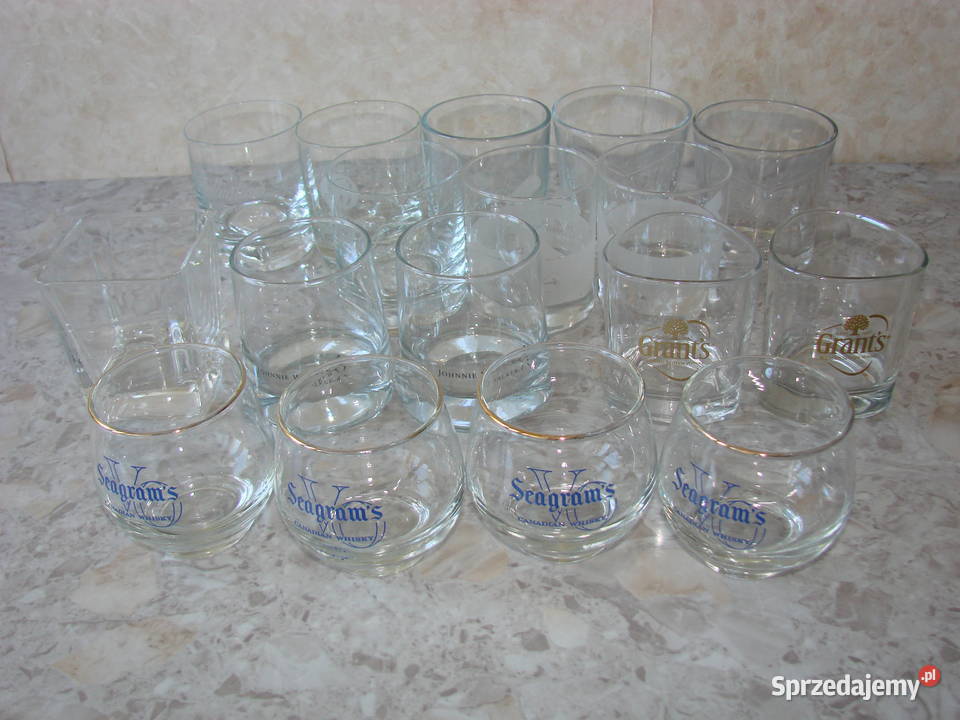 Ballantines Walker Grants Seagrams szklanki do pomorskie Pruszcz Gdański