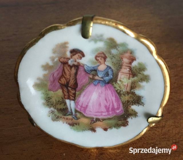 Vintage 3 mini talerzyki Porcelana LIMOGES Nowy Sącz