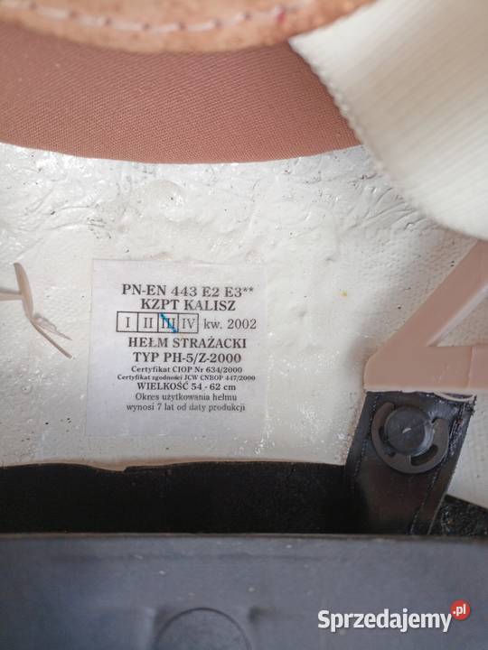 Hełm strażacki KZPT KALISZ PH5 małopolskie Modlniczka sprzedam