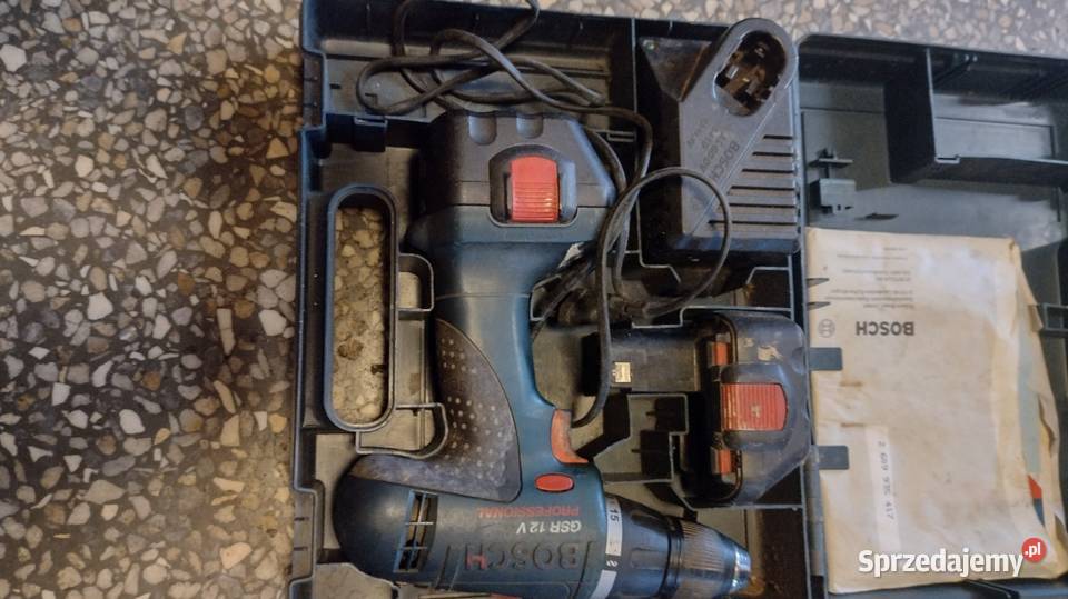 Wkrętarka akumulatorowa Bosch GSR 12V Woźniki