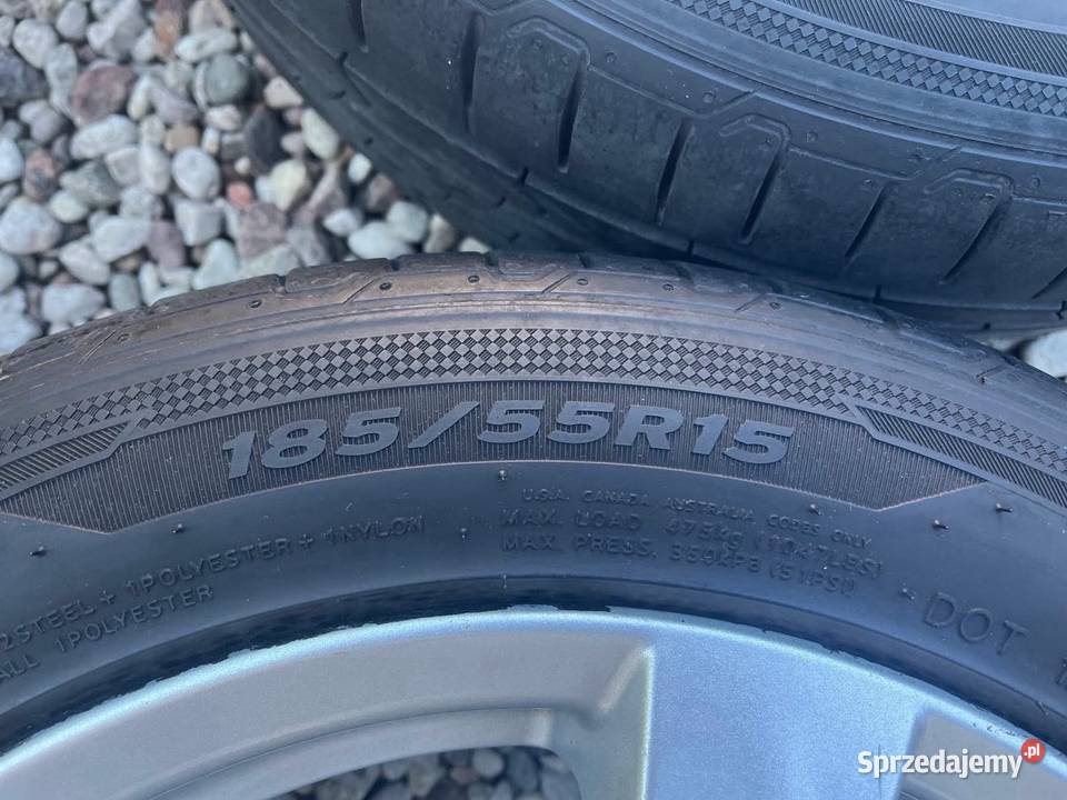 Sprzedam felgi Ronal 4x100 opony letnie Hankook osobowe